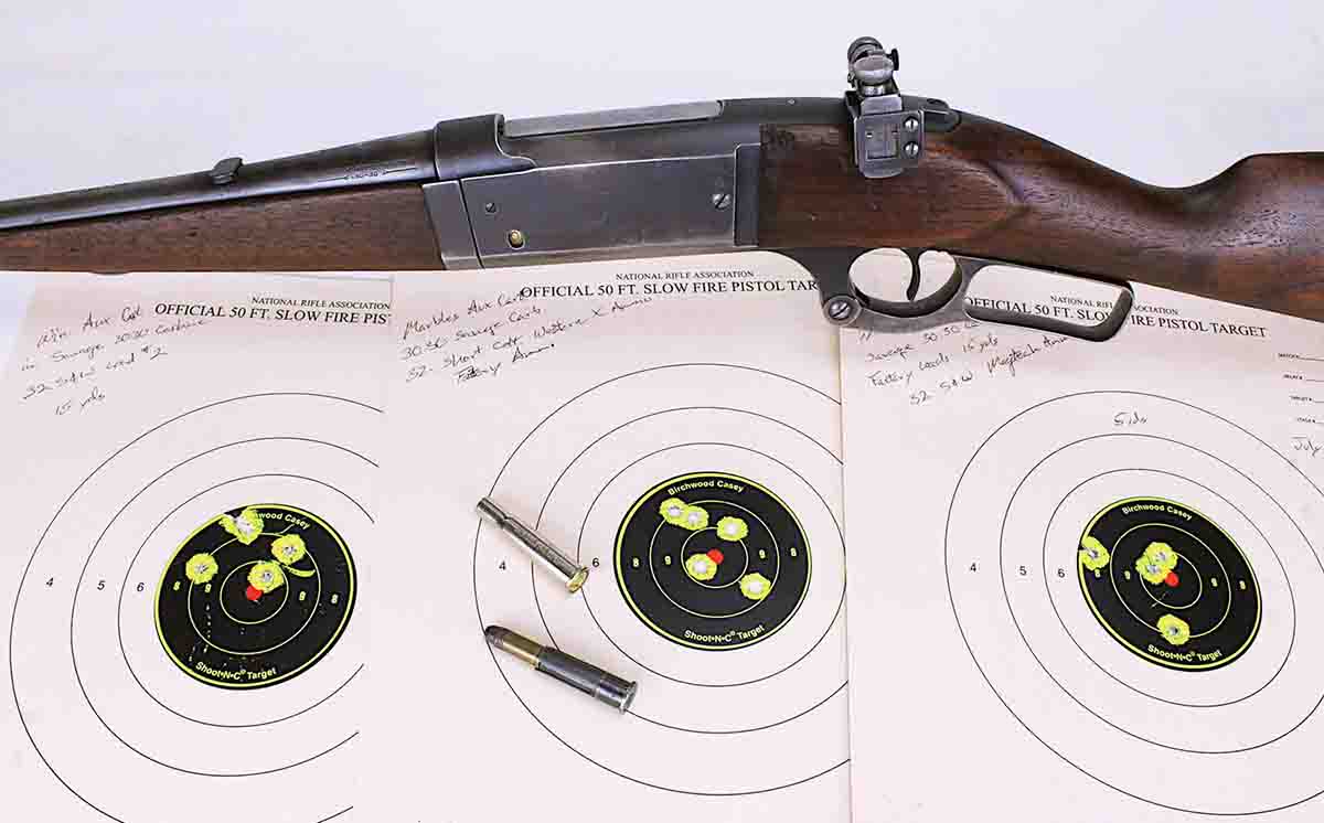 All three rifles turned in consistent sub-3-inch groups at 15 yards.